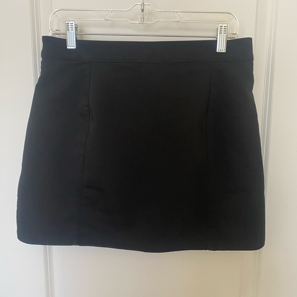 Express A-Line High Waist Button Up Skirt - Picture 4 of 5